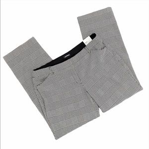 NWT express editor boot low rise houndstooth pants